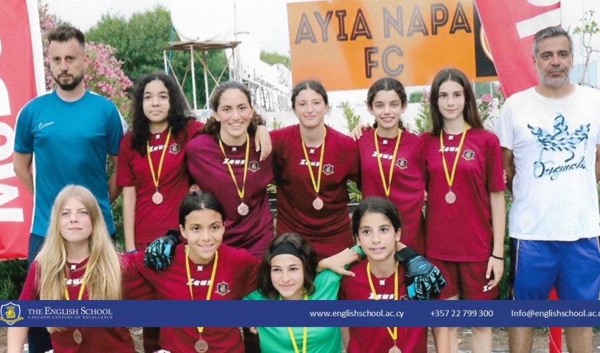 The English School Girls U15 Shine at Ayia Napa Youth Soccer Festival